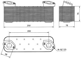 Nrf 31049 - RADIADOR ACEITE MERCEDES 1226 AF 93