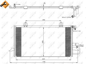  35247 - CONDENSADOR AUDI 80 91-