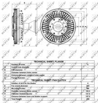 Nrf 49122 - EMBRAGUE VENTILADOR DAF F45