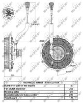 Nrf 49138 - EMBRAGUE VENTILADOR MERCEDES UNIMOG