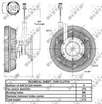 Nrf 49139 - EMBRAGUE VENTILADOR SCANIA P/G/R DC