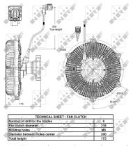 Nrf 49143 - EMBRAGUE VENTILADOR VOLVO FH 05/201