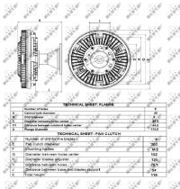 Nrf 49145 - EMBRAGUE VENTILADOR DAF 3300/3200 0