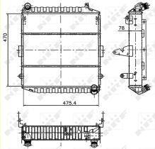 Nrf 50473 - RADIADOR CU DEUTZ AGROTRON 1013 6-C