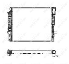 Nrf 50587 - RADIADOR ALU BRAZED MERCEDES ATEGO