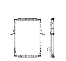 Nrf 50591 - RADIADOR ALU BRAZED RENAULT TRUCK P
