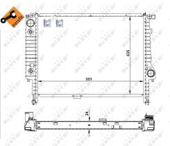  519558 - RADIADOR ALU BRAZED BMW 320I 85-