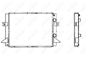  52075 - RADIADOR ALU BRAZED IVECO DAILY I 0