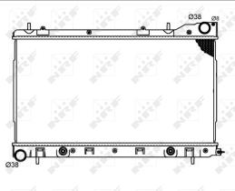  53711 - RADIADOR ALU BRAZED SUBARU FORESTER