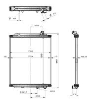 Nrf 539563 - RADIADOR ALU BRAZED RENAULT TRUCKS