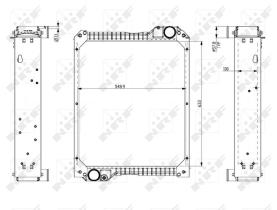 Nrf 54075 - RADIADOR ALU BRAZED CASE IH / JBC /