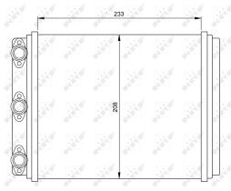 Nrf 54249 - CALENTADOR MERCEDES E-CLASS W124 84