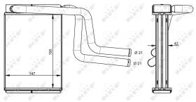  54330 - CALENTADOR FORD MONDEO I, II & III