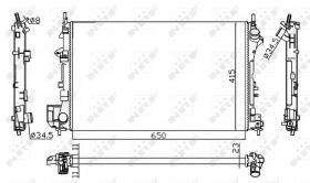  58203A - RADIADOR ALU MECHAN OPEL VAUXHALL S