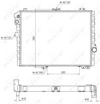  58579 - RADIADOR ALU MECHAN AUDI 80 80-