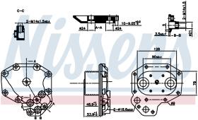 Nissens 91140 - RADIADOR ACEITE MERCEDES ATEGO(98-)