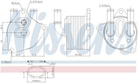 Nissens 91223 - RADIADOR ACEITE VOLVO V40(12-)D2