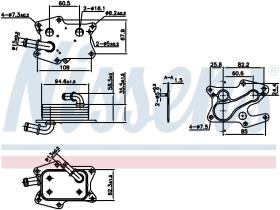 Nissens 91239 - RADIADOR ACEITE MERCEDES C-CLASS W