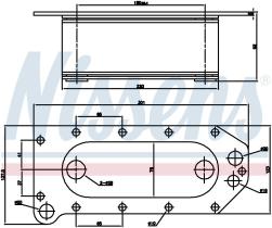 Nissens 91257 - RADIADOR ACEITE VOLVO FE II(12-)240