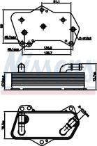 Nissens 91281 - RADIADOR ACEITE AUDI Q3(8U)(11-)2.0