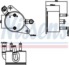 Nissens 91284 - RADIADOR ACEITE MAZDA 3(BL)(09-)2.0