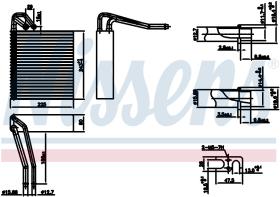 Nissens 92331 - EVAPORADOR MERCEDES A-CLASS W 169(0