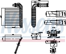 Nissens 92332 - EVAPORADOR FORD S-MAX(CA1)(06-)2.2