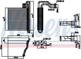 Nissens 92333 - EVAPORADOR FORD C-MAX(CB7.CEU)(10-)