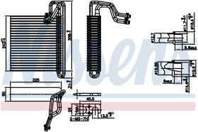 Nissens 92336 - EVAPORADOR FORD C-MAX(CB7.CEU)(10-)