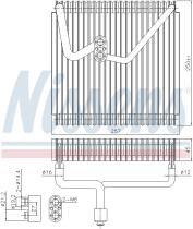 Nissens 92339 - EVAPORADOR KIA RIO II(JB)(05-)1.4 I