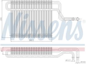 Nissens 92347 - EVAPORADOR MERCEDES ATEGO 2(04-)101