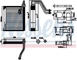 Nissens 92352 - EVAPORADOR LAND ROVER FREELANDER II