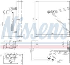Nissens 92353 - EVAPORADOR HYUNDAI KONA/KAUAI(OS)(1