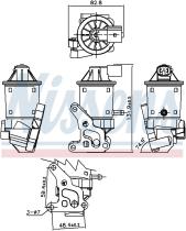 Nissens 98152 - VALVULA EGR VOLKSWAGEN LUPO(6X1.6E1