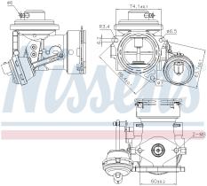 Nissens 98299 - VALVULA EGR SEAT TOLEDO III(5P2)(04