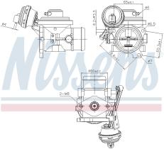 Nissens 98302 - VALVULA EGR AUDI A 2(8Z)(00-)1.4 TD