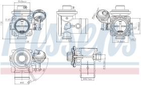 Nissens 98304 - VALVULA EGR VOLKSWAGEN LT(2D)(96-)2