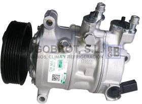 Bugobrot 511720 - COMPRES.SANDEN PXE14 C-BRIDA P6 114MM.12 V.(GRUPO VW.)5Q0 SE