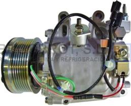  513430 - COMPRESOR SANDEN TRSE07 P7 100 MM. 12 V. (HONDA CIVIC)