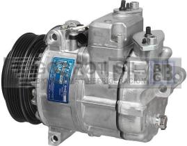 Bugobrot 518622 - COMPRESOR SANDEN PXV16 V-BRIDA P5 125 MM. (ROVER 45/75)