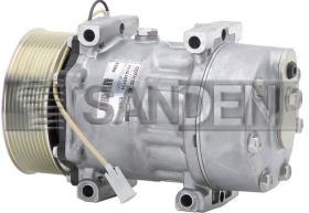 Bugobrot 518216 - COMP. SANDEN 7H15 PV10 120MM 24V HORIZONTAL BRIDA DEUTZ