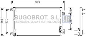 Bugobrot 62LC5071 - CONDENSADOR LANCIA K TD-DIESEL